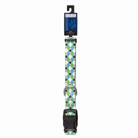 CC Patterns Collar Argyle 14-20In Blu