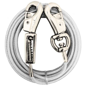 Prestige 15ft XL Dog Tie-out w Spring