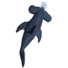 Hammerhead Shark Pet Toy, Dog Toy with Squeaker and Crinkle