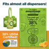 The Original Poop Bags Orange Scented USDA Biobased Rolls