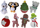 Christmas Knit Knack Toys