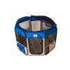 Armarkat PP001B-M Portable Pet Playpen In Blue and BGE Combo