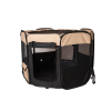 Armarkat PP003BGE-M Portable Pet Playpen In Bk and Bge Combo