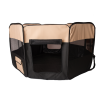 Armarkat PP003BGE-XL Portable Pet Playpen In Bk and Bge Comb