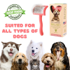 Flat Coral Medium Pet Slicker Brush