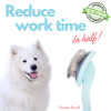 Flat Coral Medium Pet Slicker Brush
