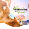 Flat Coral Medium Pet Slicker Brush