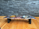 Doggy Pack - Elevated Skateboard Dog Feeding Stand with 2 Bowls