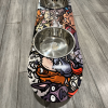 Doggy Pack - Elevated Skateboard Dog Feeding Stand with 2 Bowls