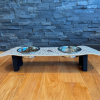 Doodles - Elevated Skateboard Dog Feeding Stand with 2 Bowls