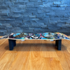 Rock Legends - Elevated Skateboard Dog Feeding Stand with 2 Bowls