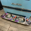 Villains In 3D - Elevated Skateboard Dog Feeding Stand with 2 Bowls