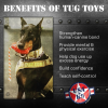 USA-K9 Grenade Shaped Durable Rubber Chew Toy, Treat Dispenser, Reward Toy