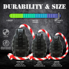 USA-K9 Magnum Grenade - Black Magnum Rubber Chew Toy for Extreme Chewers
