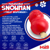 Snowman Dog Toy - Durable Winter Chew Toy for Large Dogs