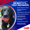 Sugar Skull Dog Chew Toy & Treat Dispenser