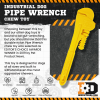 Pipe Wrench Nylon Dog Toy for Aggressive Chewers