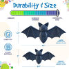 Vampire Bat Nylon Dog Chew Toy for Aggressive Chewers  & FDA Compliant