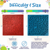 Large Blue Jigsaw & Large Red Bones eMat Lick Mat Bundle