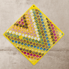 Large Blue Jigsaw & Large Yellow Honeycomb eMat Lick Mat Bundle