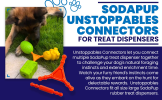 Unstoppables Connectors for SodaPup Rubber Treat Dispensers