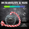 USA-K9 Magnum Black Stars and Stripes Ultra-Durable  Rubber Chew Toy