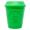 Coffee Cup eDispener Durable Rubber Chew Toy and Treat Dispenser
