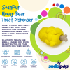 Honey Bear eDispenser - Durable Rubber Treat Dispenser for Dogs
