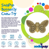 Butterfly Nylon Chew & Enrichment Toy | 2-in-1 for Aggressive Chewers