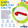 Candy Cane Nylon Dog Toy for Aggressive Chewers