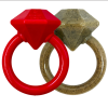 Diamond Ring Nylon Teething Ring for Puppies