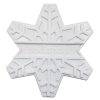 Snowflake Nylon Dog Chew Toy for Aggressive Chewers  & FDA Compliant