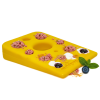 Swiss Cheese Wedge Nylon Dog Chew Toy for Aggressive Chewers