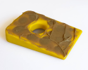 Swiss Cheese Wedge Nylon Dog Chew Toy for Aggressive Chewers