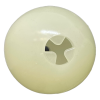 4" Glow-in-the-Dark Dog Ball - Treat Dispenser & Water Toy