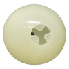 4" Glow-in-the-Dark Dog Ball - Treat Dispenser & Water Toy