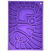 Groovy Love eMat - Small Enrichment Lick Mat| Retro Peace & Love Design