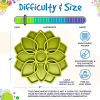 Mandala eTray Shallow Slow Feeder Dog Bowl for Enrichment