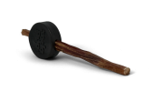 Hockey Puck Bully Stick Holder - Durable Rubber Treat Holder & Chew Toy