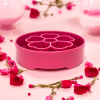 Flower eBowl Deep Slow Feeder Dog Bowl for Enrichment