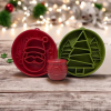 Santa Christmas eBowl Deep Slow Feeder Dog Bowl for Enrichment