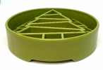 Pine Tree Christmas eBowl Deep Slow Feeder Dog Bowl for Enrichment