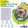 Water Frog eTray - Shallow Slow Feeder Dog Bowl for Enrichment