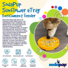 Sunflower eTray Shallow Slow Feeder Dog Bowl for Enrichment