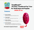 Natural Rubber Football Oral Care Toy